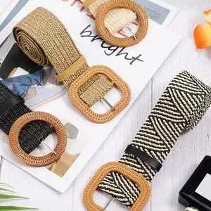 Boutique | Accessories | 4 Pack Straw Woven Belt Elastic  display picture 2